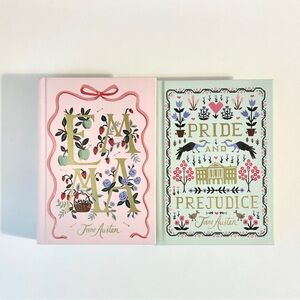 Rifle Paper Co. Jane Austen Book Bundle - Emma & Pride and Prejudice